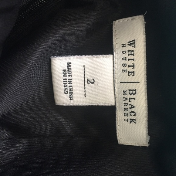 White House/Black Market satin dress, size 2 - Picture 2 of 5